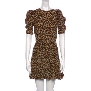 Silk Animal Print Dress — Veronica Beard